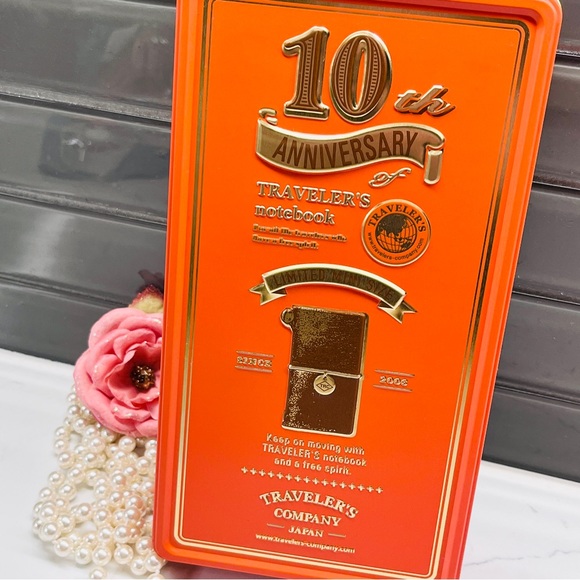 Traveler's Notebook Mini 10th Anniversary Can Set travelers Notebook Mini - Picture 2 of 9